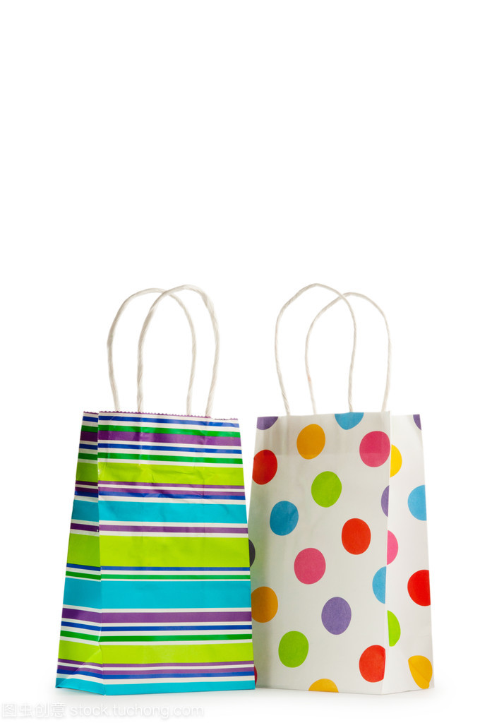 彩绘心扉 白色纸制购物袋上的色彩独白